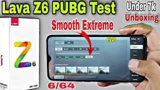 Lava Z6 PUBG Mobile Test  Lava myZ PUBG Graphics settings  Lava Z6 Unboxing   Lava myZ Unboxing