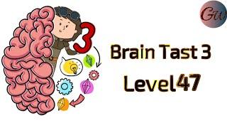 حل ليفل 47 من لعبة Brain Tast 3 #shorts