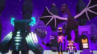 Warden vs Ender Dragon and Army of the End Kingdoms Minecraft Animation Movie