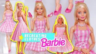 MAKING COSTUMES FROM THE BARBIE MOVIE 🩰  dress shoes and accessories Margot Robbie  Barbiecore