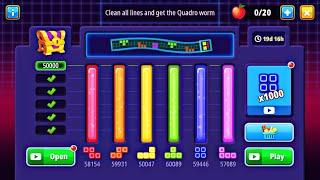 I got Quadro Worm with full Upgraded worms zone.io gameplay #saampwalagame#wormszoneio #slithersnack