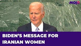 UNGA  Biden Extends Solidarity With “Brave” Iran Women Amid Anti-Hijab Protests  Mahsa Amini