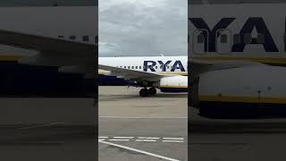 Ryanair 737 at Stansted Airport