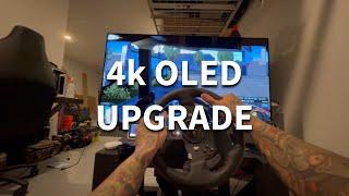 Next Level Sim Racing Setup - 4k OLED Upgrade