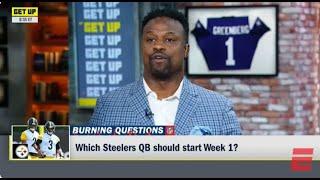 ESPN NFL LIVE  Pittsburgh Steelers Can WIN The Division If Russell Wilson STARTS Over Justin Fields