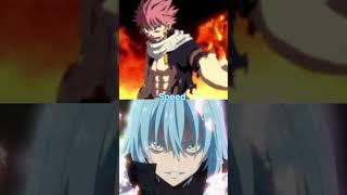 Natsu vs Rimuru #natsu #rimurutempest #thattimeigotreincarnatedasaslime #fairytail #memes #memes