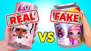 Fake Vs. Real LOL Surprise   Never Buy a Fake Toy