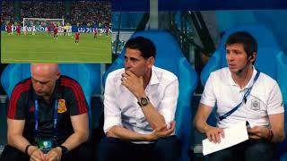 MANAGERS reaction to Ronaldo  Hattrick Free Kick Portugal vs Spain 3-3 HD