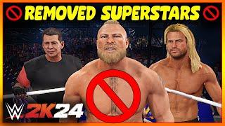 WWE 2K24 Removed Superstars