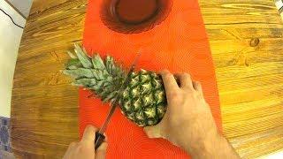  how to peel a pineapple - Panas peels pineapple