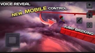 How to Fast BRIDGE IN MCPE New control JUMP BRIDGE in new touch controlvoice reveal