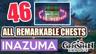 ALL REMARKABLE CHESTS  TSURUMI ISLAND INAZUMA  COMPLETE GUIDE #26