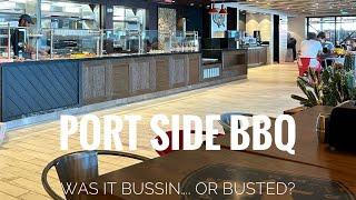 #oasisoftheseas #cruisefood #cruising Port Side… what did we think? #travel #royalcaribbean #bbq