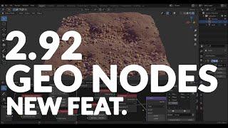 BLENDER 2.92 - GEOMETRY NODES - NEW FEATURE - EXPLAINED & REVIEW