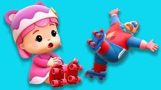 those skates arent safe  Hero Dad  Cartoon for Toddlers and Children