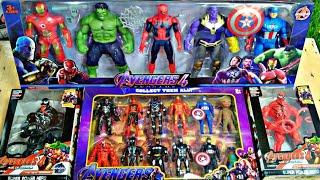 AVENGERS TOYSAction FiguresUnboxingCheap PriceIronmanHulkThor SpidermanToys.