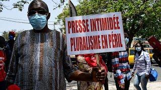 No Comment Sénégal  manifestation de soutien au journaliste emprisonné Pape Alé Niang