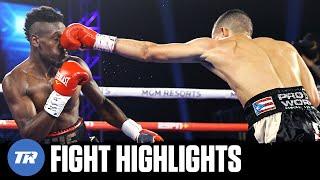 Top prospect Orlando Gonzalez scores 2 knock downs beats Poroz  FULL FIGHT HIGHLIGHTS