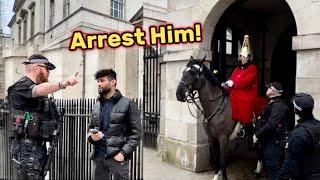  Instant Karma This man MESSED with the WRONG King’s guard & POLICE officers