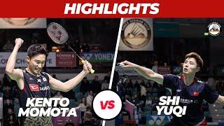 Courtside View Kento Momota vs. Shi Yuqi  German Open 2023