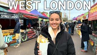  LONDON STREET FOOD WEST LONDON WALKING TOUR EXPLORE VIBRANT PORTOBELLO ROAD MARKET 4K HDR