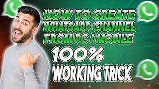 How to Create WhatsApp Channel Using PCMobile  WhatsApp Channel Kaise Banaye?