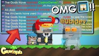 TROLLING CASINO ft.@UBIDEV GONE WRONG   Growtopia