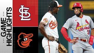 Cardinals vs. Orioles Game Highlights 91323  MLB Highlights