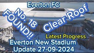 Everton FC New Stadium at Bramley Moore Dock Update 27-09-2024 4k Latest Drone Footage