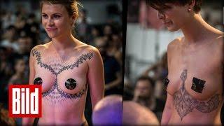 Sexy Tattoos - Girls zeigen in Berlin ihre Designs  Dragon  Tribal  Ideas 