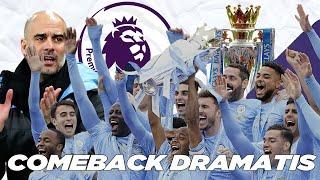 Comeback Dramatis Kronologi Manchester City Juara Liga Inggris dan Perjuangan Liverpool Sampai Akhir