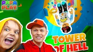 Это настоящий АД Tower of Hell Roblox