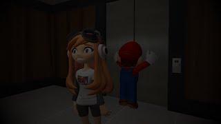 Mario x Meggy Stuck In The Elevator Original fanfic by InfiniteLeJackal