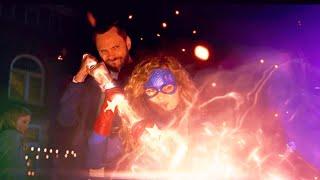 Stargirl 2x13 Starman saves Stargirl. Together with Green Lantern and Thunderbolt destroys Eclipso