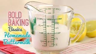 How to Make Homemade Buttermilk Substitute - Gemmas Bold Baking Basics Ep 8