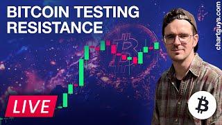 Bitcoin Testing Resistance