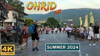 OHRID 2024 - Summer WALK TOUR *Macedonia Travel Guide* 【4K】 ‍️ ОХРИД Македонија Лето 2024 