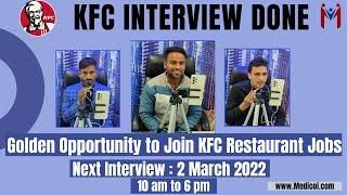 KFC Restaurant Helper Jobs in Saudi  Interview Date 2 March 2022 Visit the Office