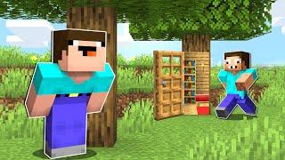 НУБ СЛЕДИТ ЗА ПРО 24 ЧАСА В МАЙНКРАФТ  НУБИК НЕВИДИМКА И ТРОЛЛИНГ В MINECRAFT