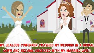 My Jealous Coworker Crashed My Wedding in a Bridal Gown and Became Obsessed with My Married Life