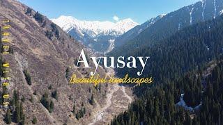 Ayusay Visit-Center Kazakhstan Aerial Drone Video 4K Визит-Центр Аюсай Казахстан