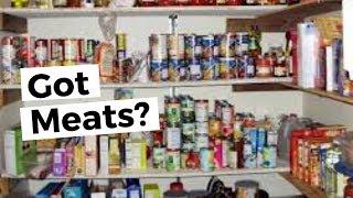 Building Your Prepper Pantry Meats Fish & Seafood