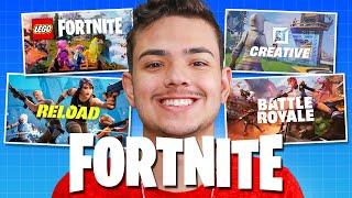 Joguei TODOS os modos de Jogo do Fortnite