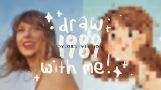 ️Illustrating on Surface Pro with Adobe Fresco  Taylor Swift 1989 TV Cover
