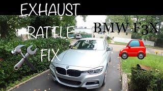 EASY BMW F30 EXHAUST RATTLE FIX BMW 328i 2016 + Burbles