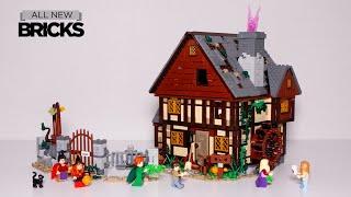 Lego Ideas 21341 Hocus Pocus The Sanderson Sisters Cottage Speed Build