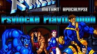 XMen Mutant Apocalypse - Psylocke Playthrough No Death