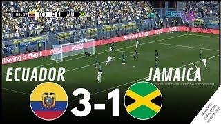  Ecuador 3-1 Jamaica COPA AMERICA 2024  Highligths  Simulación y recreación de videojuego