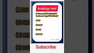 reasoning short video । anology test #reasoningshorts