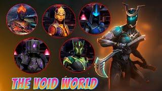 Max Level VOID ANIBOT Against All Bosses of Raid World  - Watch the Insanity  